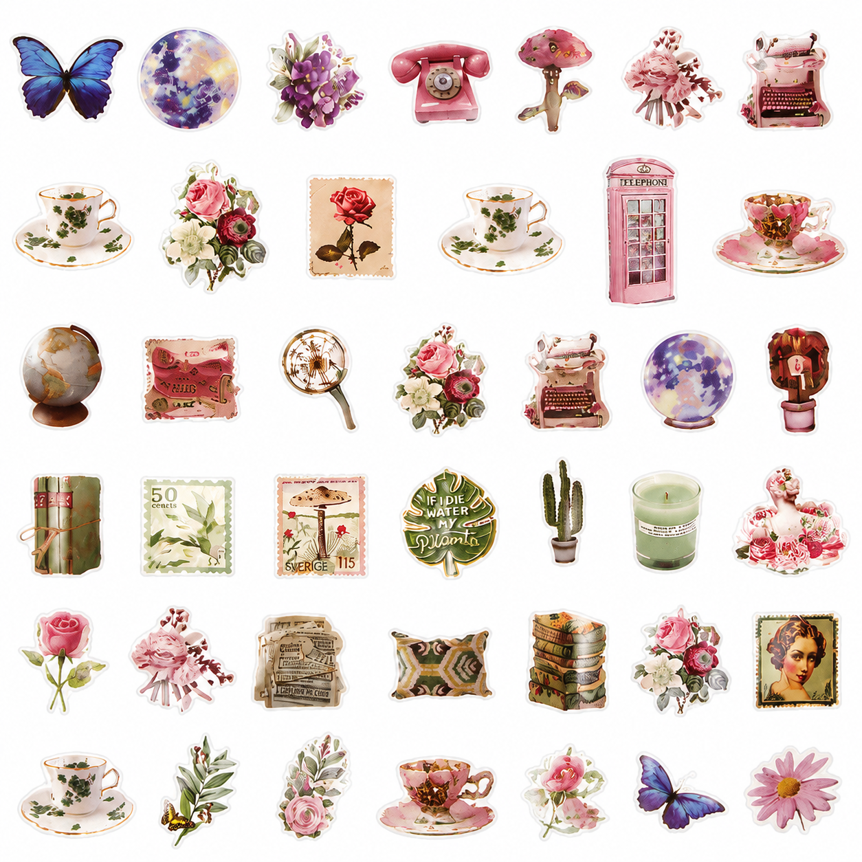 Retro Sticker Washi Tape