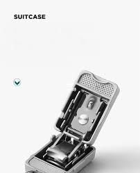 Mini Foldable Suitcase Nail Clipper Keychain
