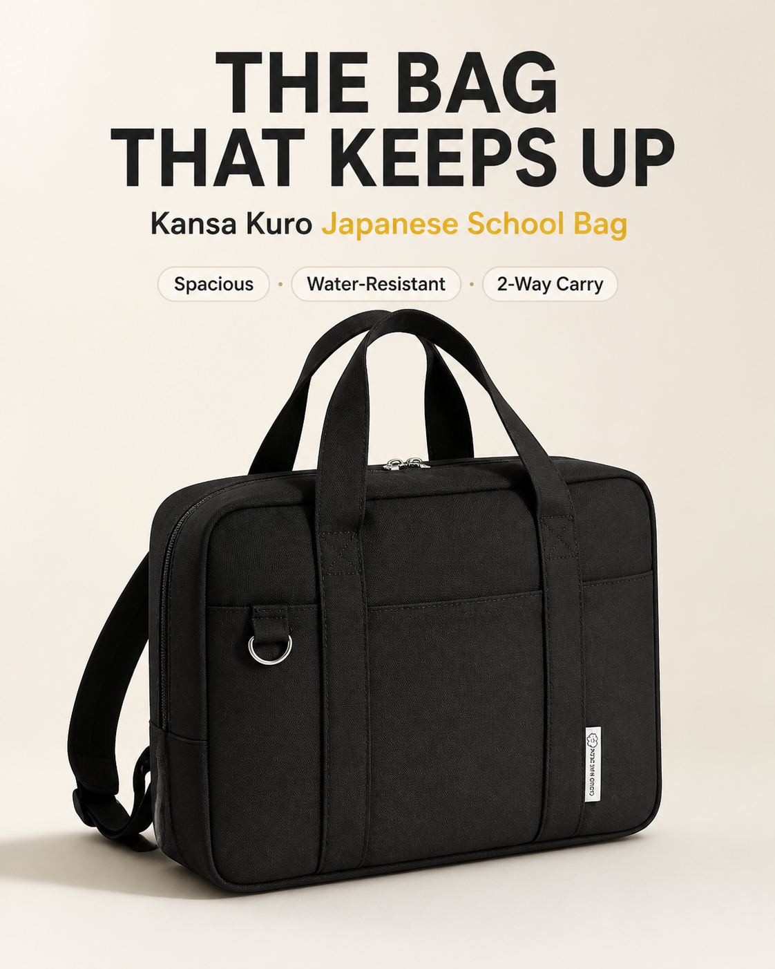Kanso Kuro Japanese Bag