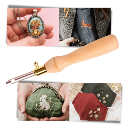 Adjustable Punch Needle Embroidery Tool