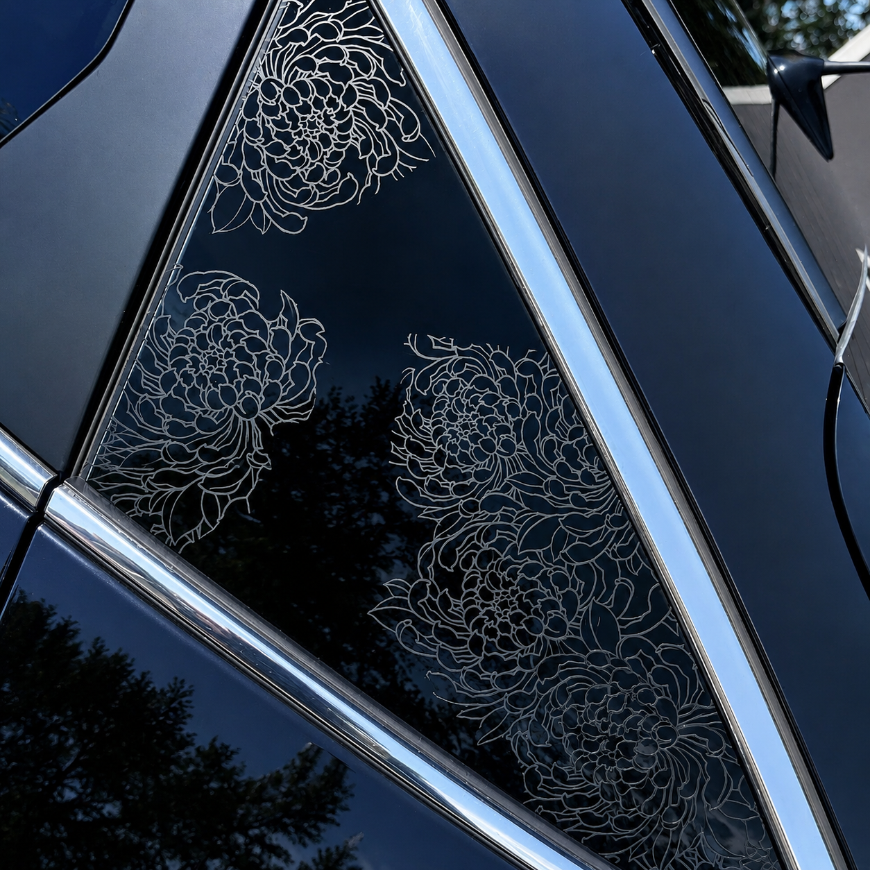 Floral Car Graphics Stickers