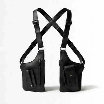 Adjustable Medieval Leather Harness Holster Bag