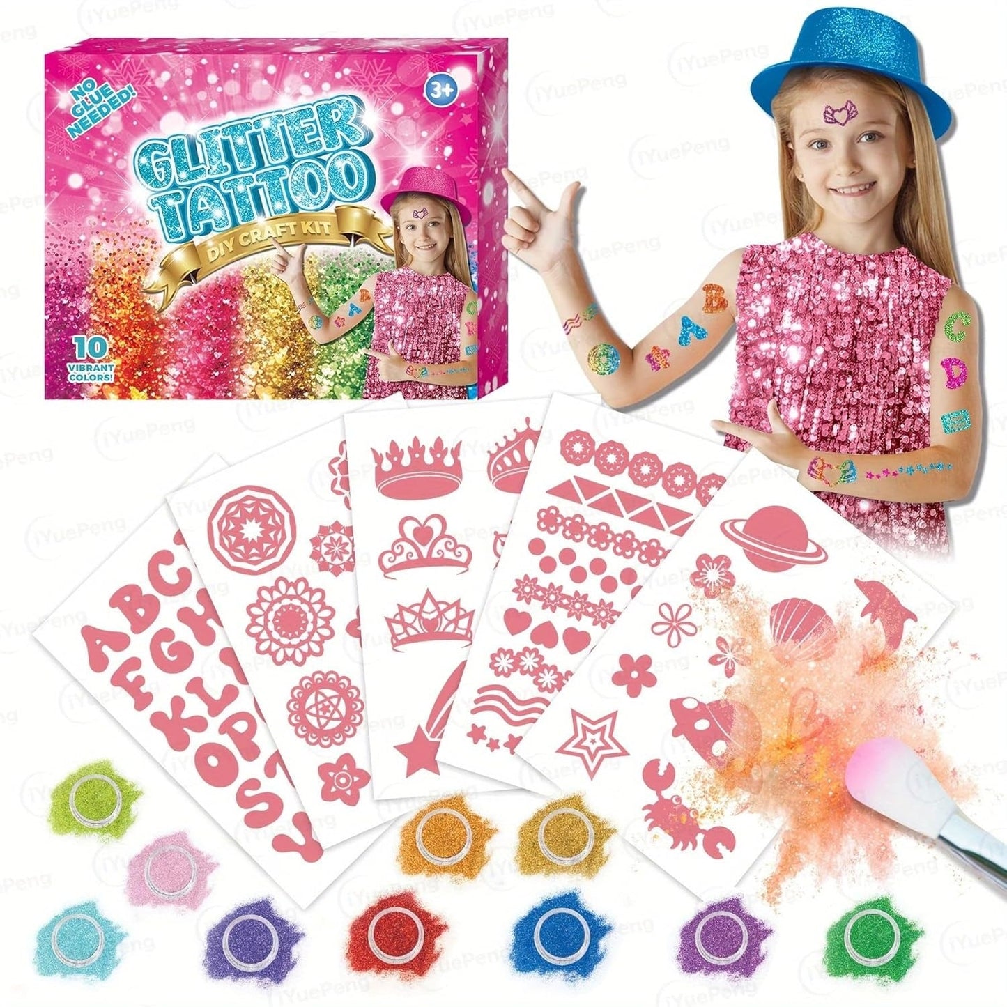 Glitter Tattoo Stickers