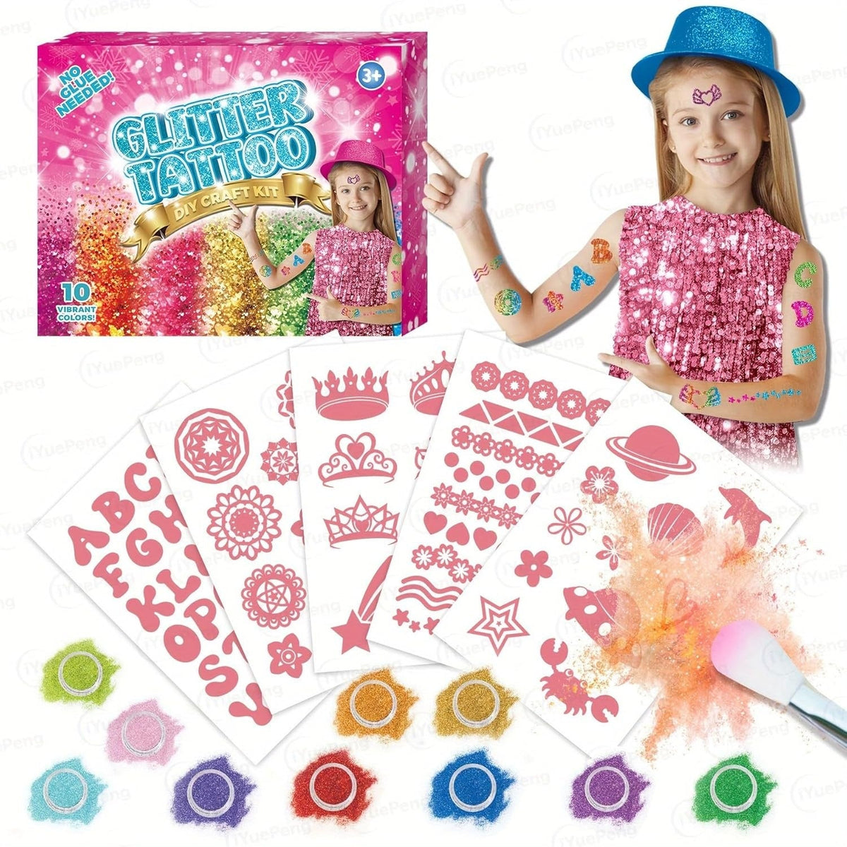 Glitter Tattoo Stickers