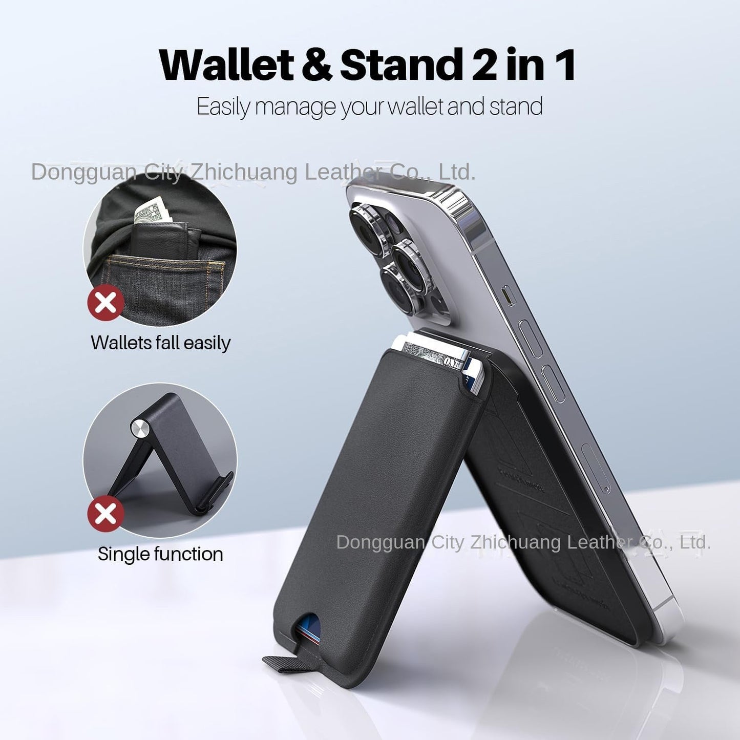 Magsafe 3 in 1 Kickstand Wallet