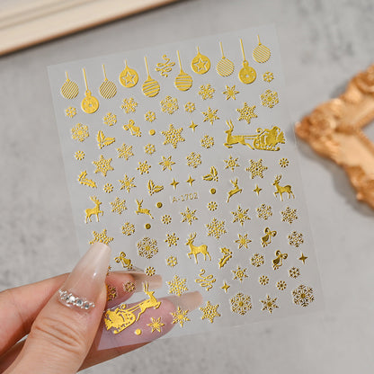 Festive Nail Art Stickers
