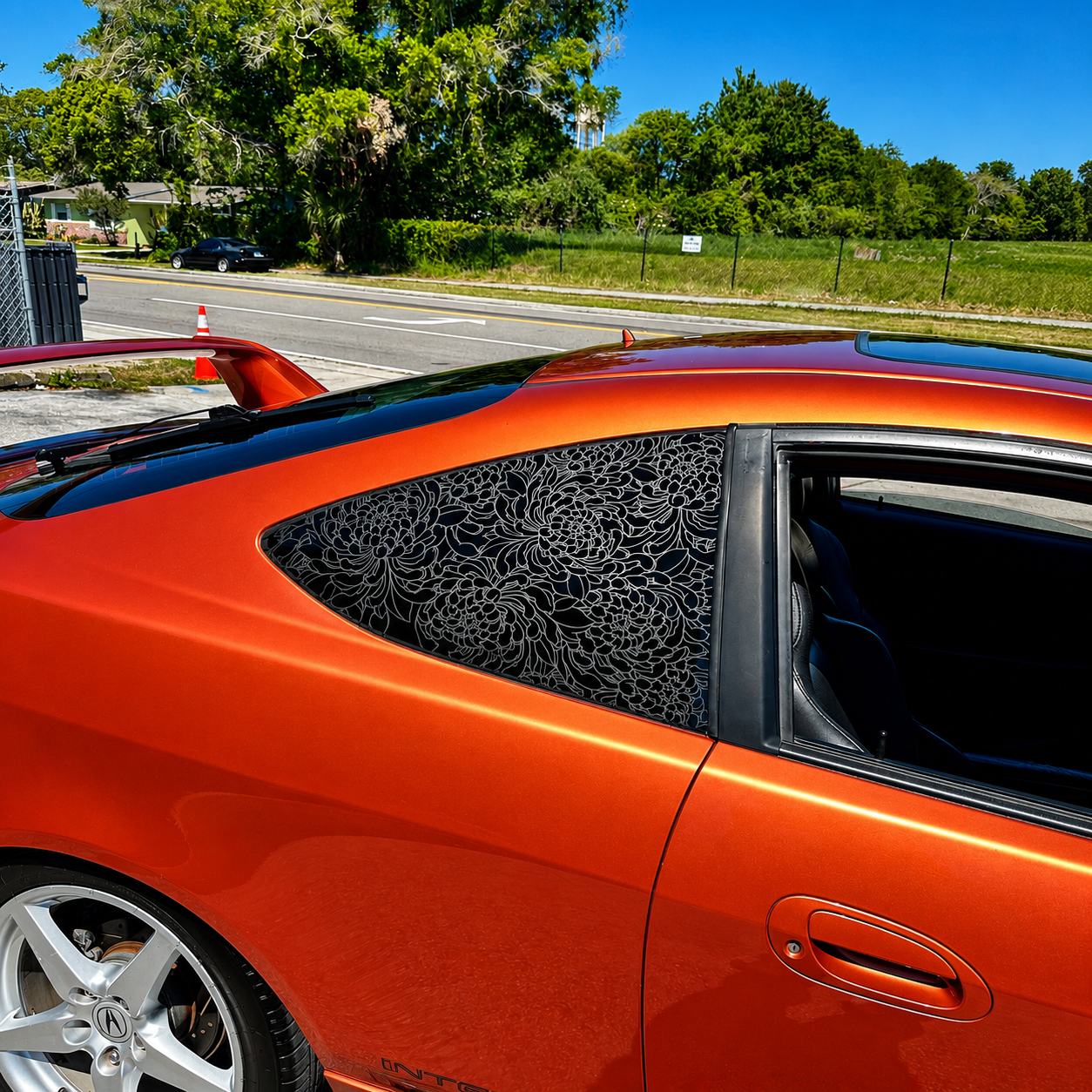 Floral Car Graphics Stickers