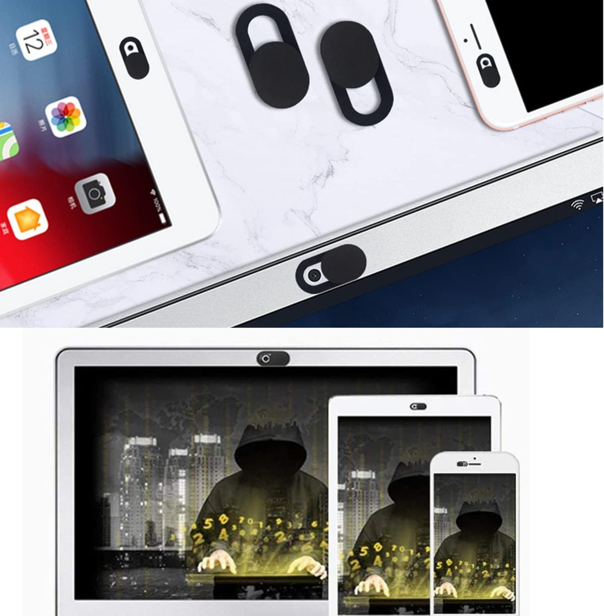 Slider Webcam Cover-pack of 5