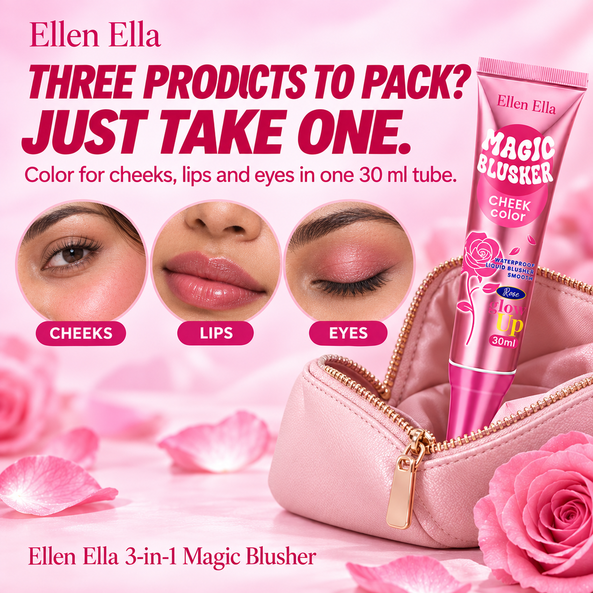Blush Affair  3-in-1 Color-Changing Tint