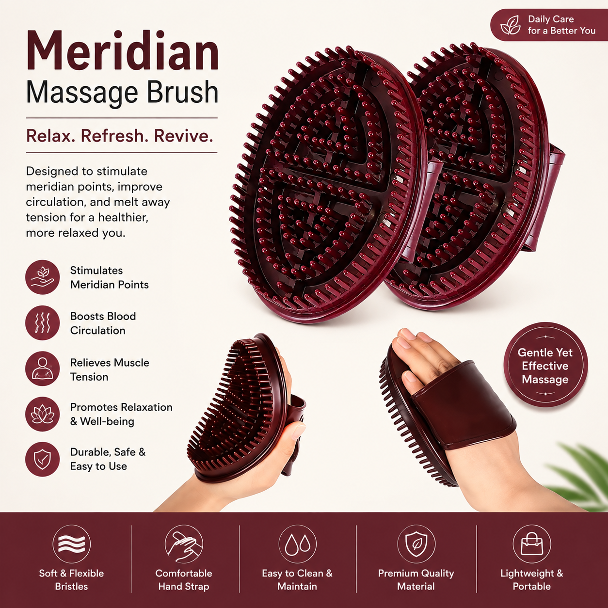 Meridian Massage Brush