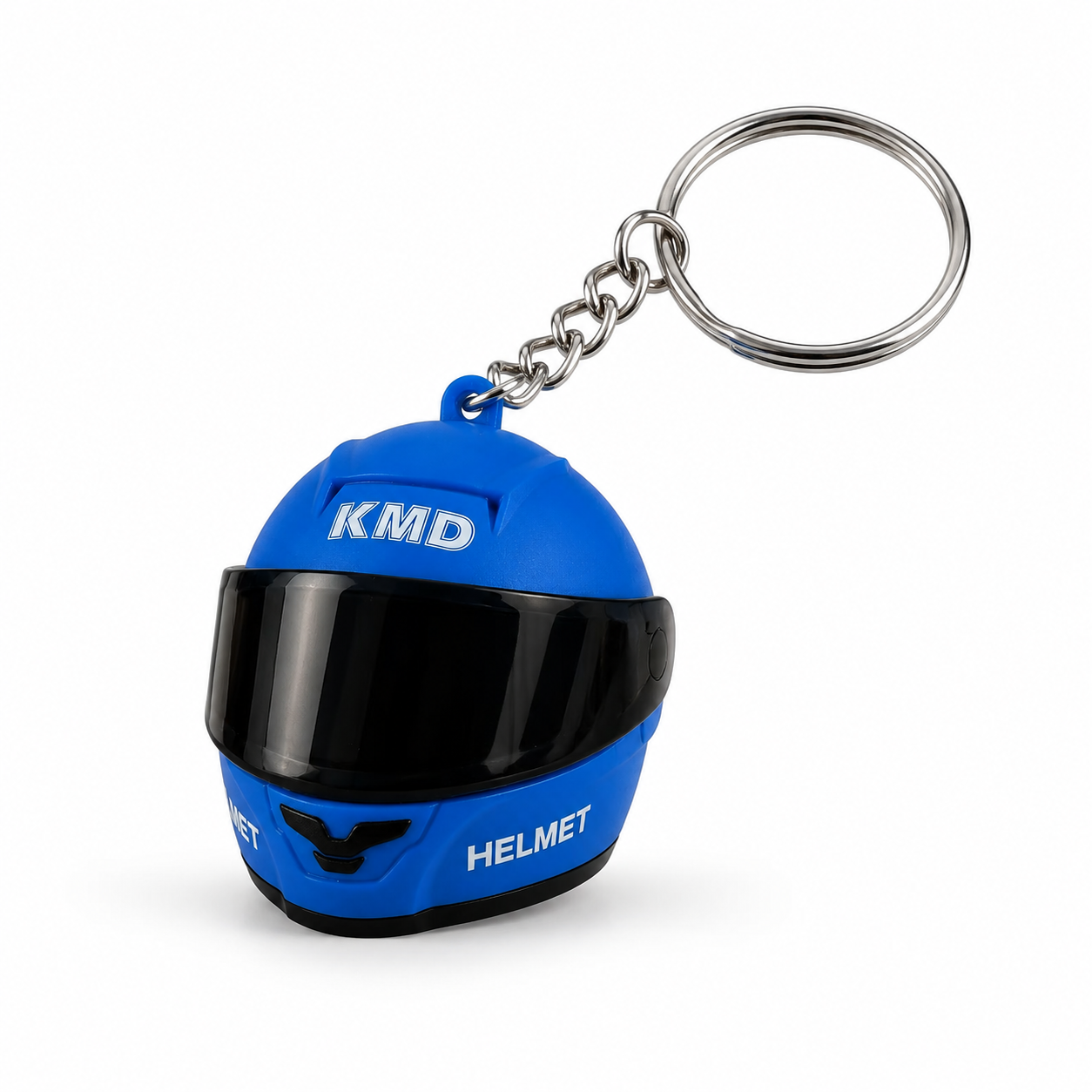 3D Helmet Keychain with LED Lighting