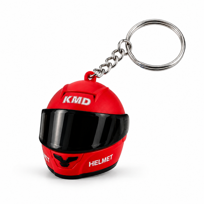 3D Helmet Keychain with LED Lighting
