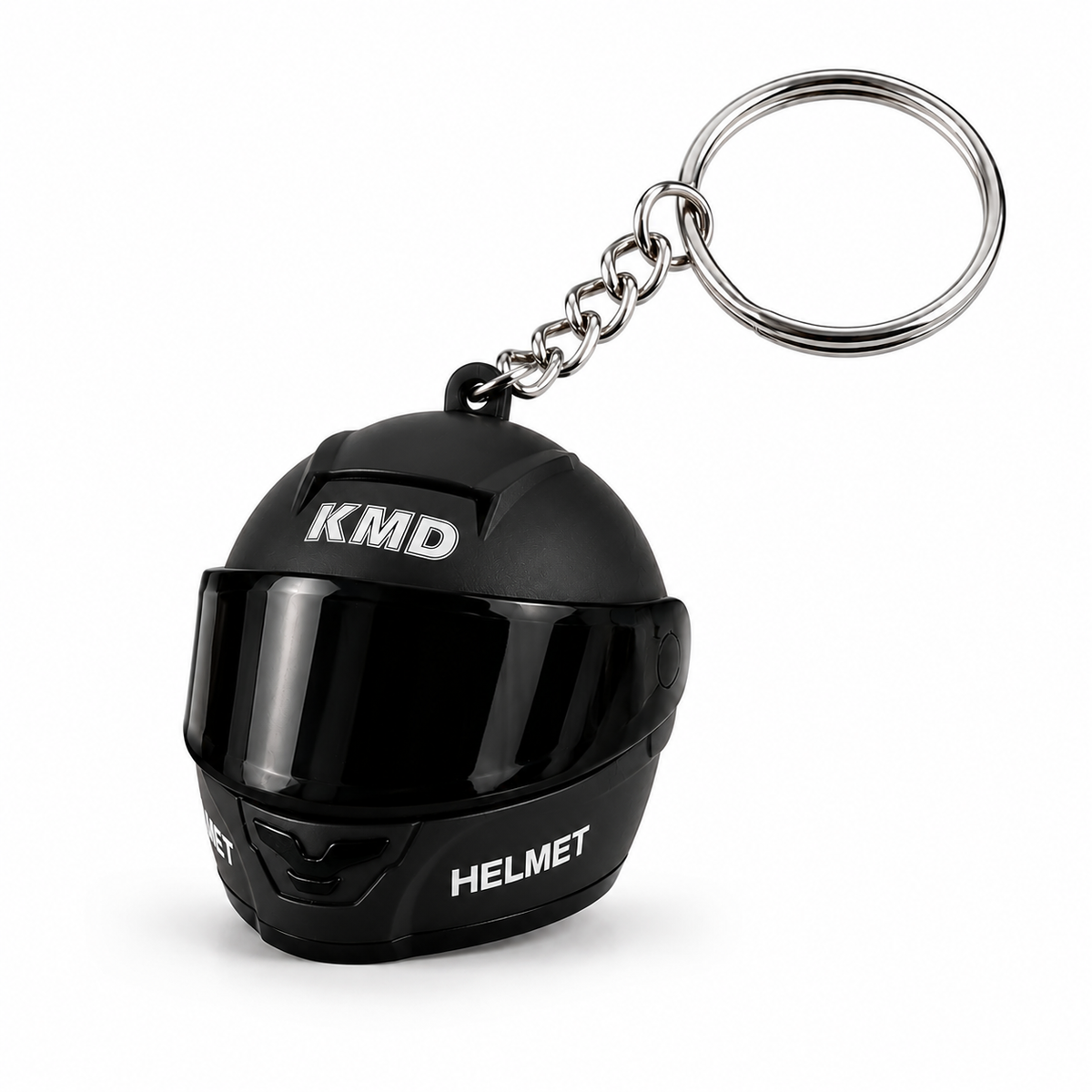 3D Helmet Keychain with built in LED Lighting
