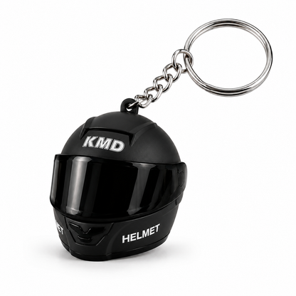 3D Helmet Keychain with LED Lighting