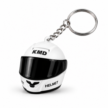 3D Helmet Keychain with LED Lighting