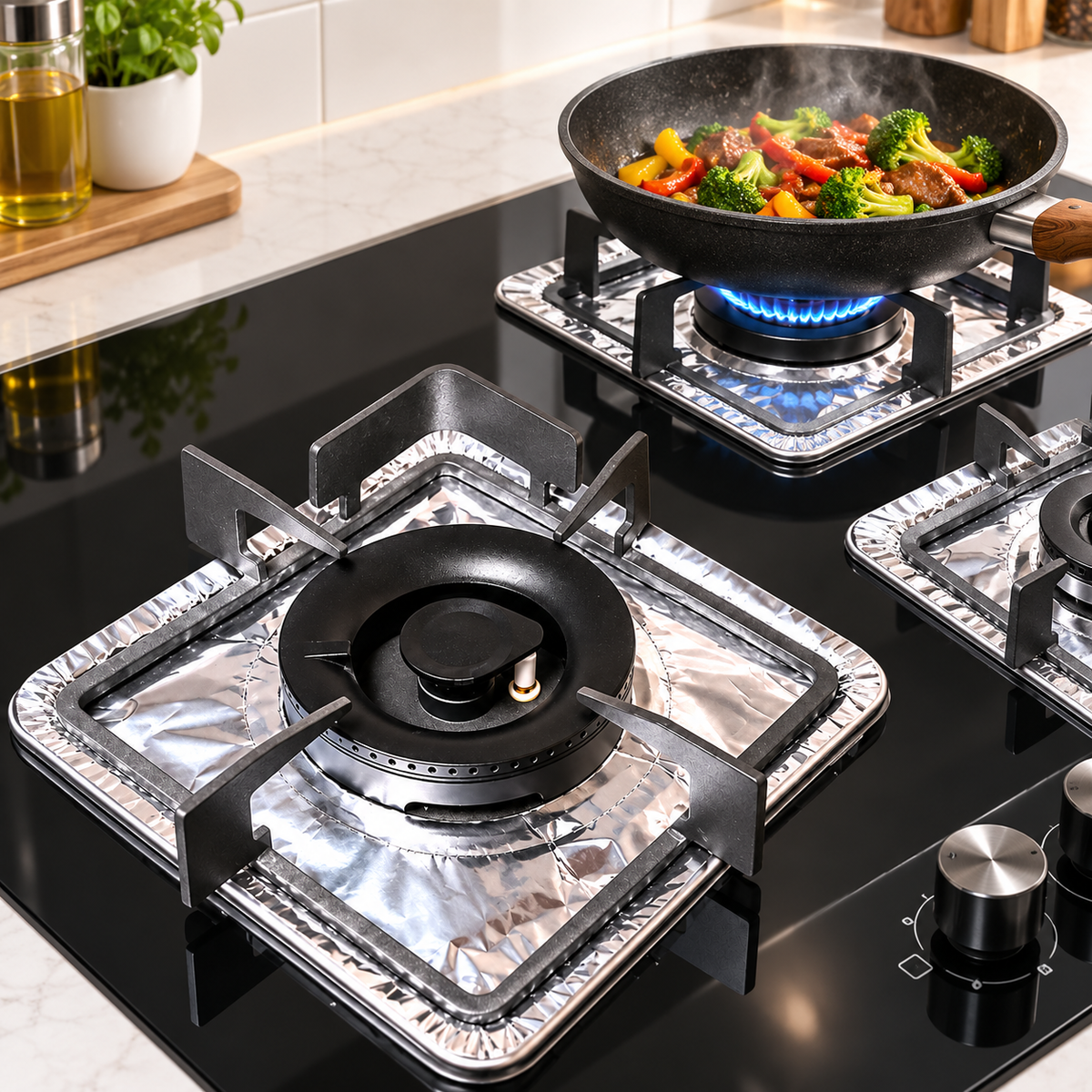Gas Stove Aluminium Foil Pad