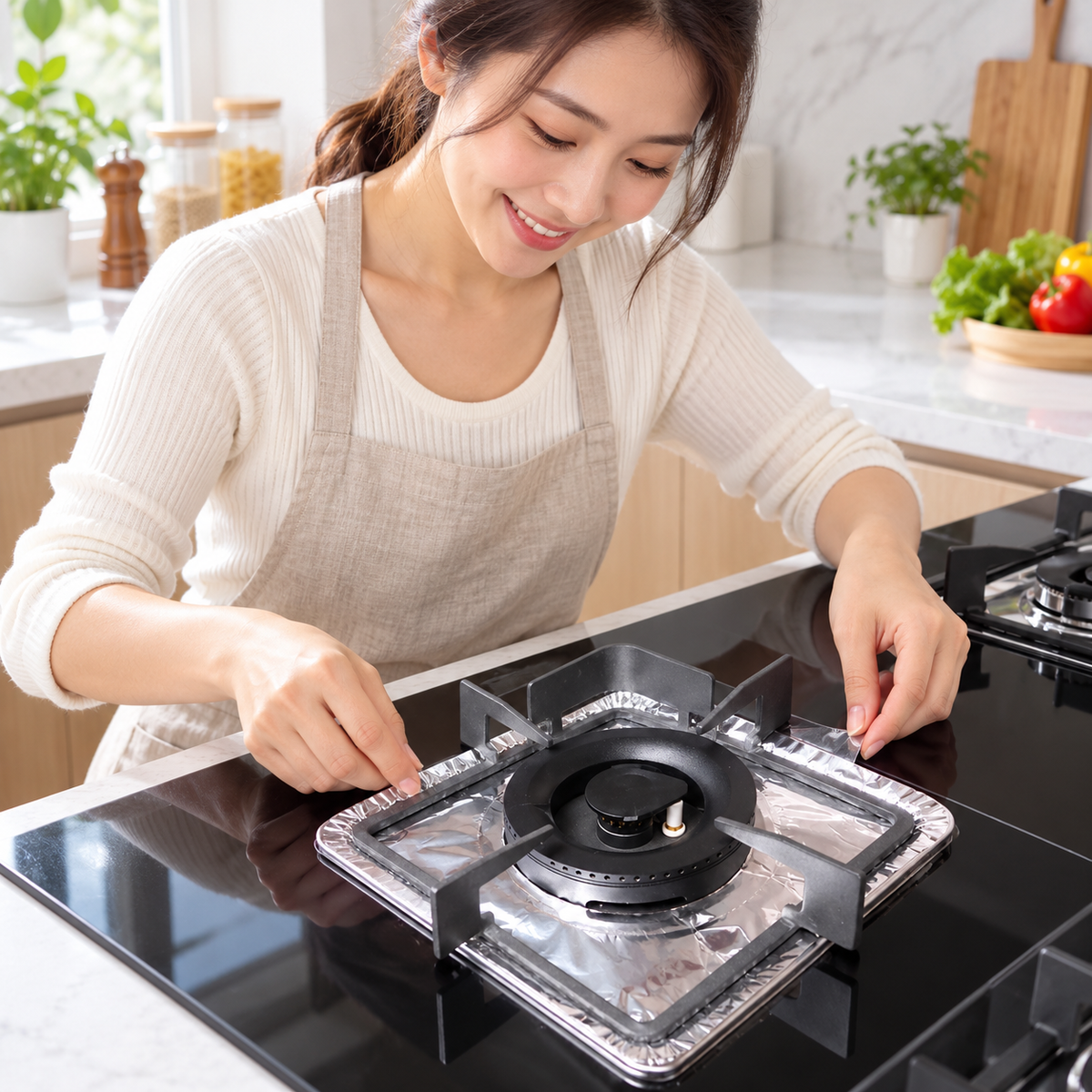 Gas Stove Aluminium Foil Pad