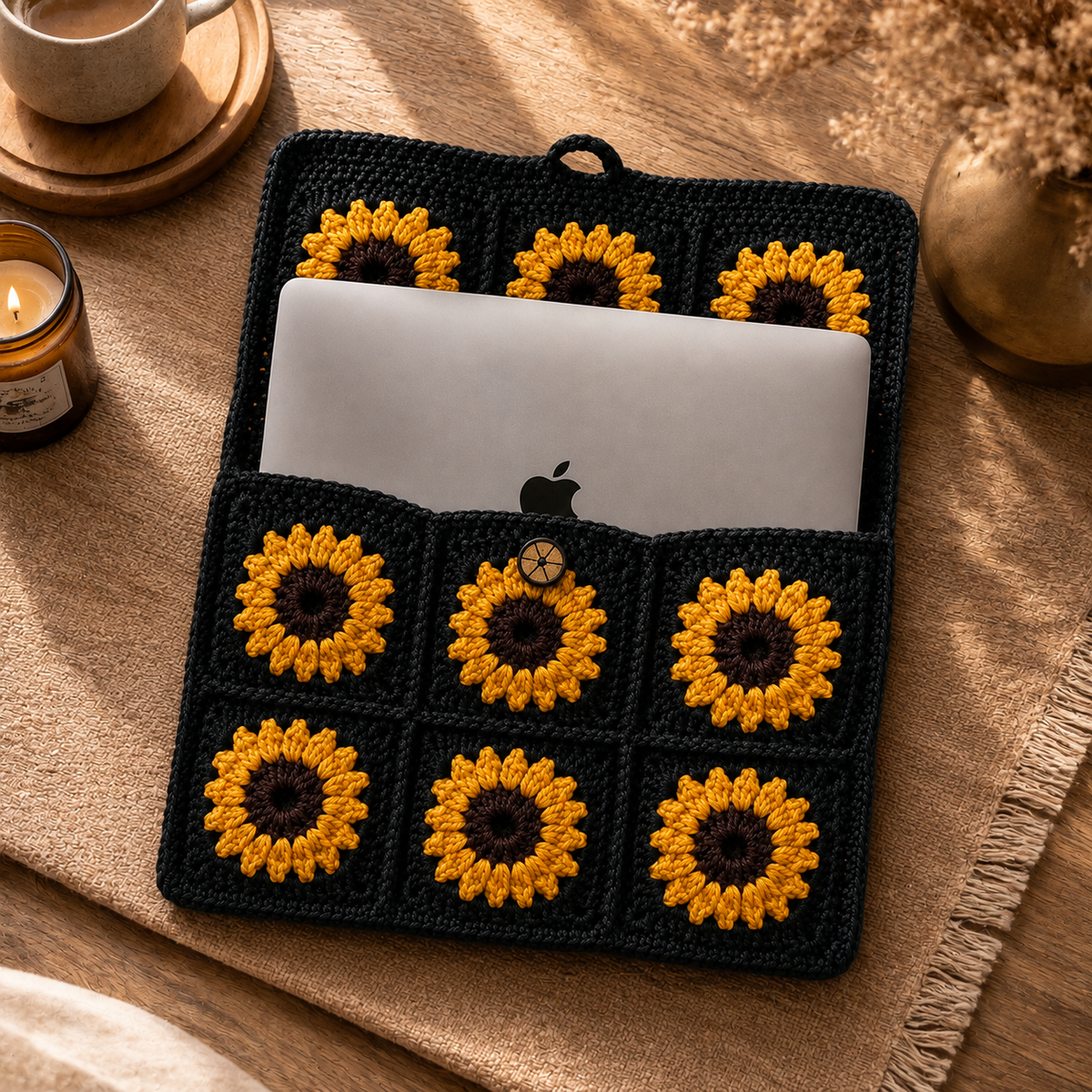 Crochet Laptop Sleeve