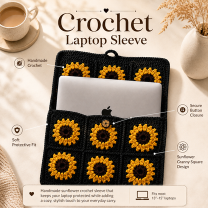 Crochet Laptop Sleeve