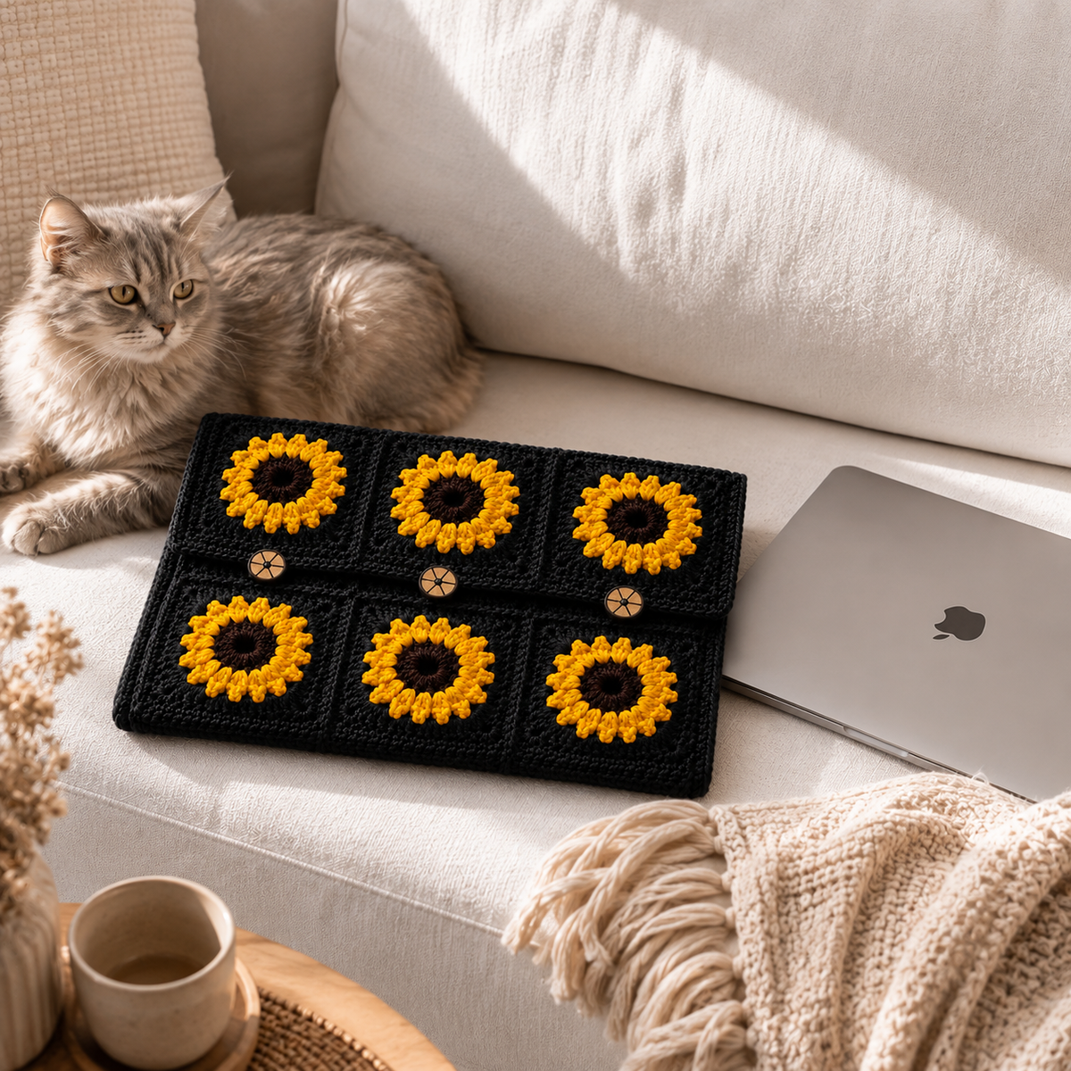 Crochet Laptop Sleeve