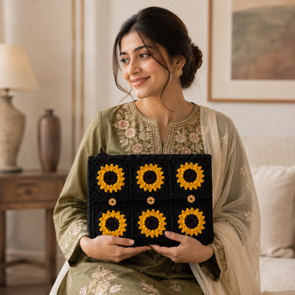 Crochet Laptop Sleeve