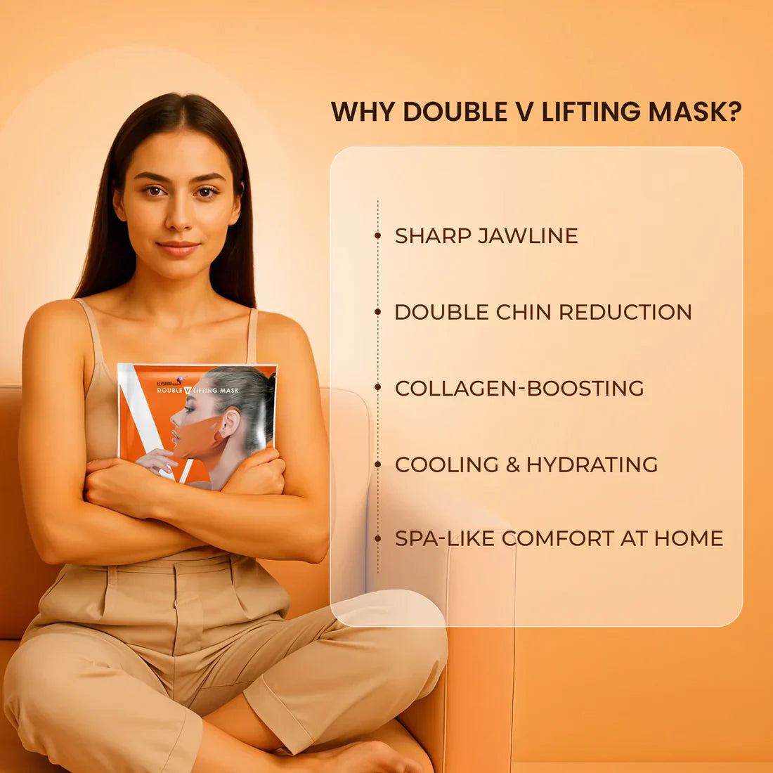 Double V Lifting Mask for Double Chin Removal