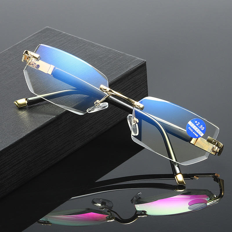 Clarkod High Hardness Anti-blue Progressive Far And Near Dual-Use Glasses