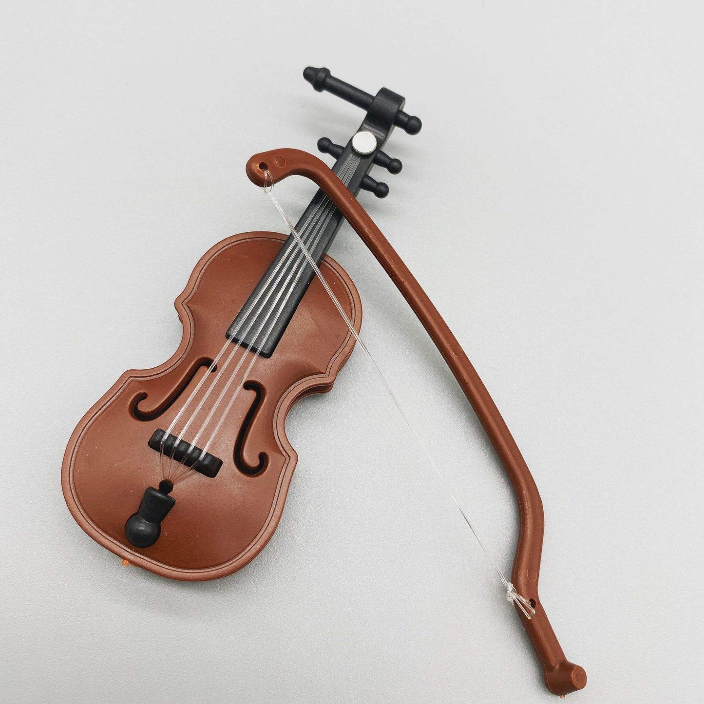 Mini Wooden Violin with Bow