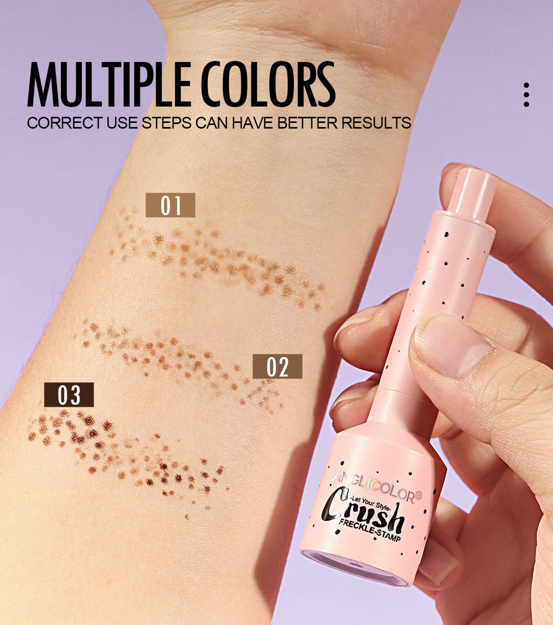 Natural-looking Faux Freckle Stamp