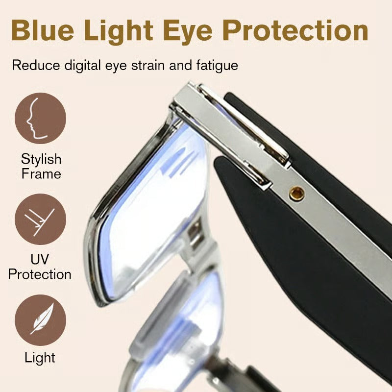 Foldable Anti-Blue Reading Glasses (With Free Case)