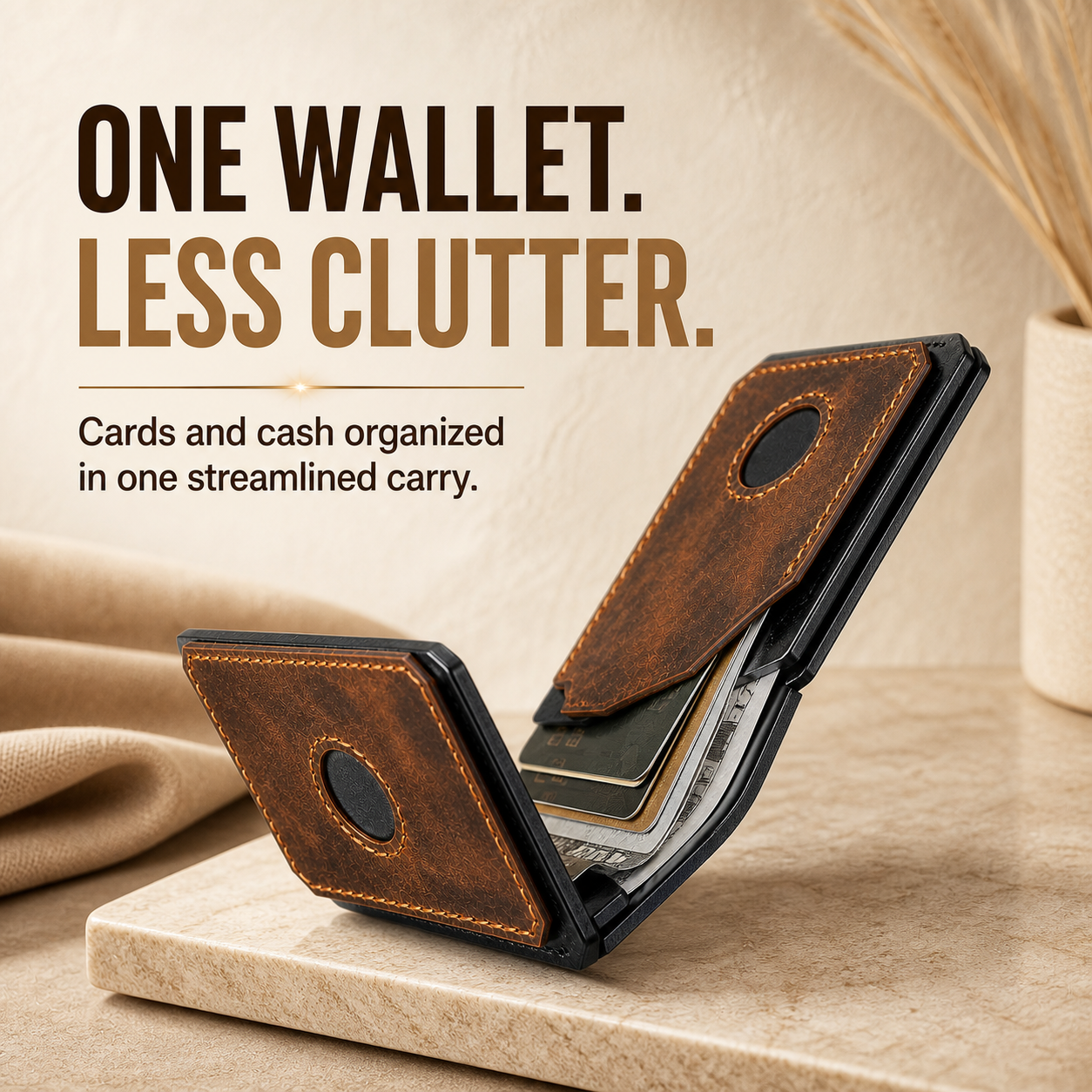 Sleek Leather Wallet