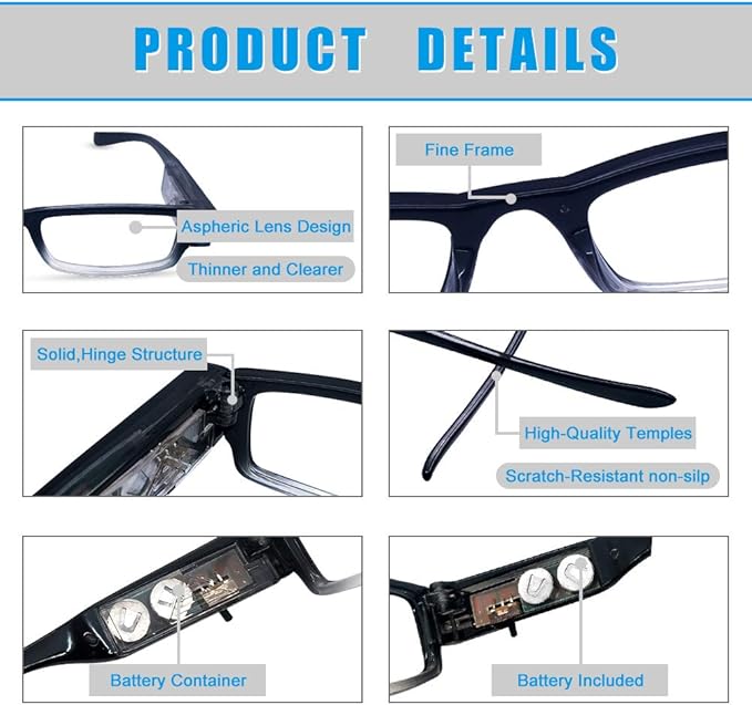LED Reading Glasses