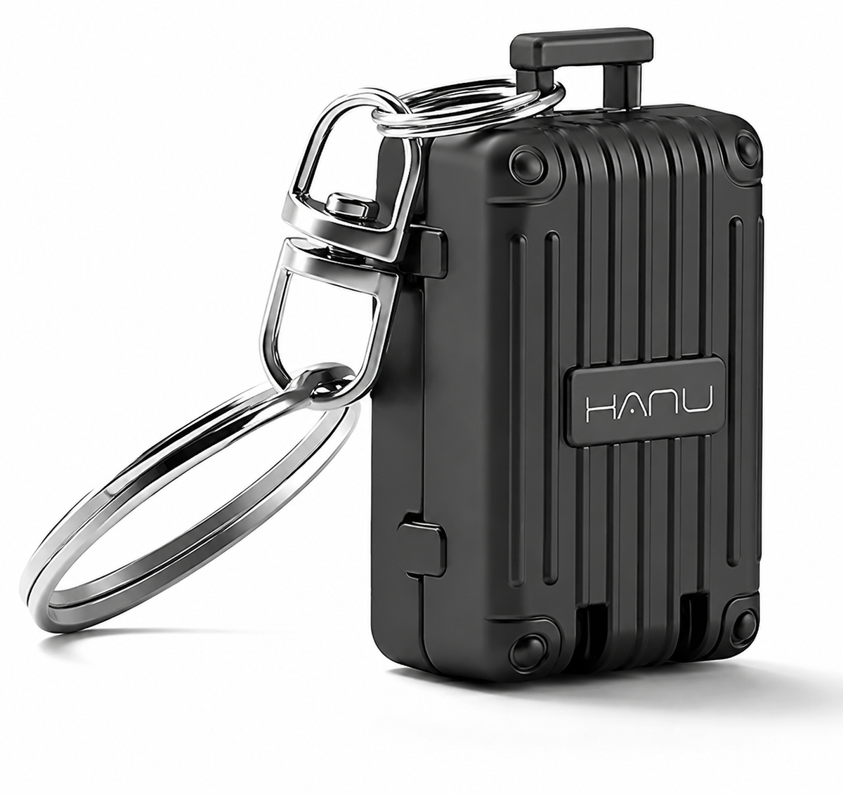 Mini Foldable Suitcase Nail Clipper Keychain
