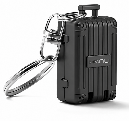 Mini Foldable Suitcase Nail Clipper Keychain