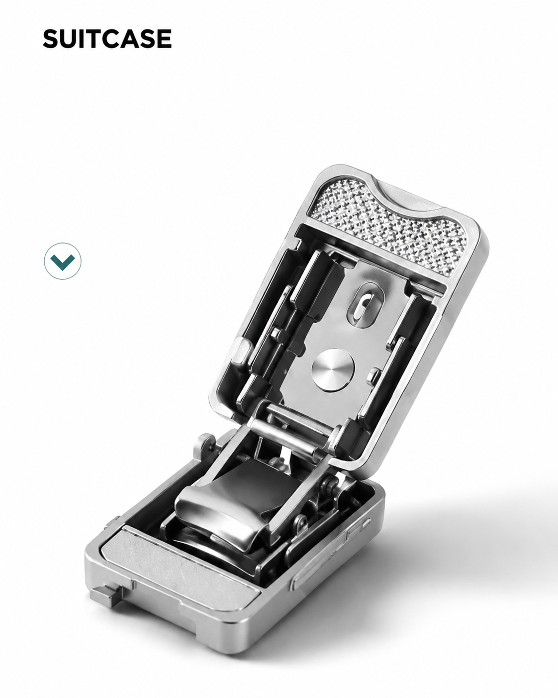 Mini Foldable Suitcase Nail Clipper Keychain