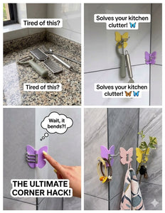 3-In-1 Rotatable Butterfly Wall Hook