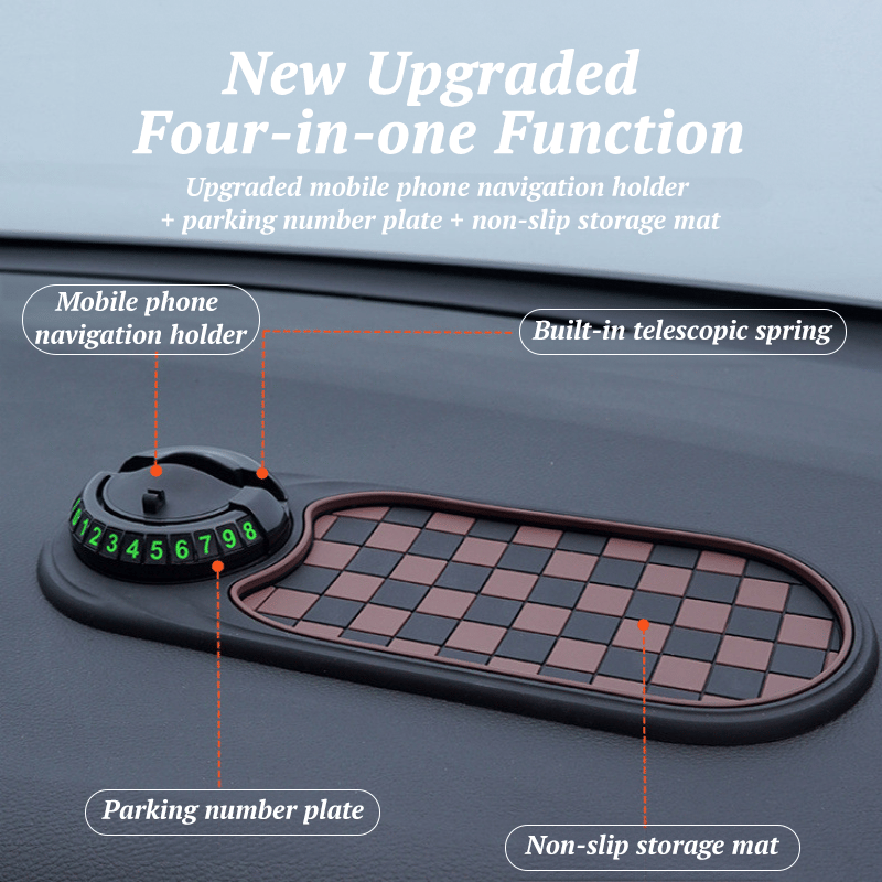 Multifunction Car Mat with Phone Holder