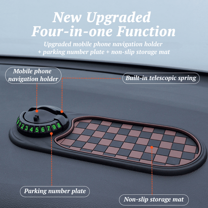 Multifunction Car Mat with Phone Holder