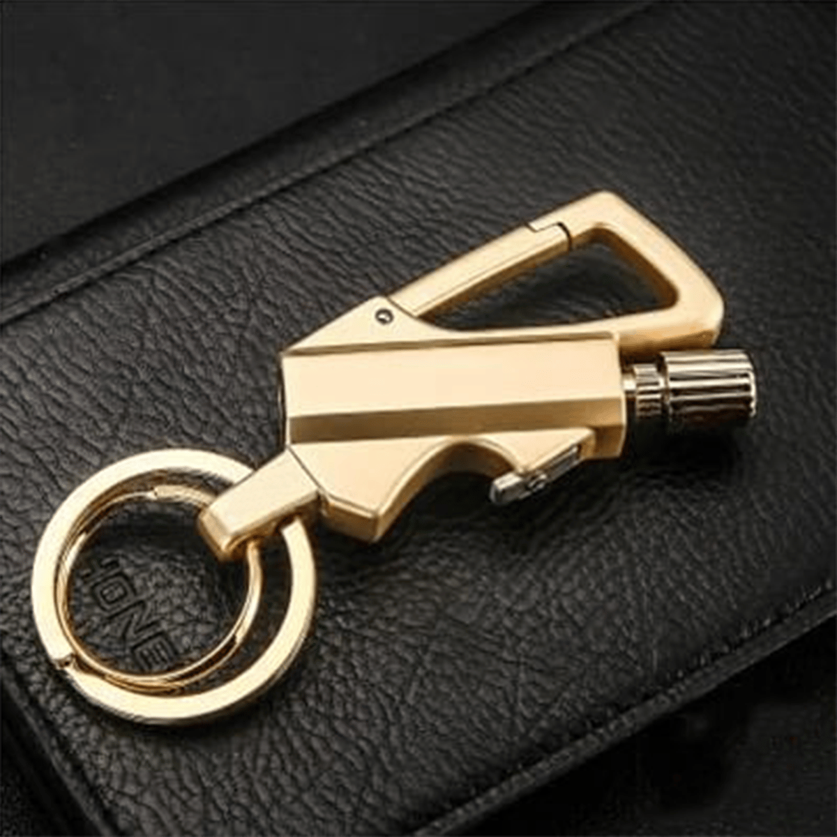 3 in 1 Permanent Match Infinity Lighter with Multitool Keychain Bottle