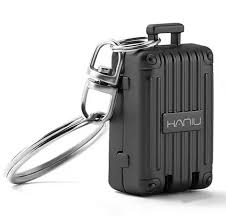 Mini Foldable Suitcase Nail Clipper Keychain