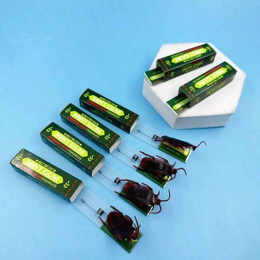 Fake Cockroach Chewing Gum Prank Toy