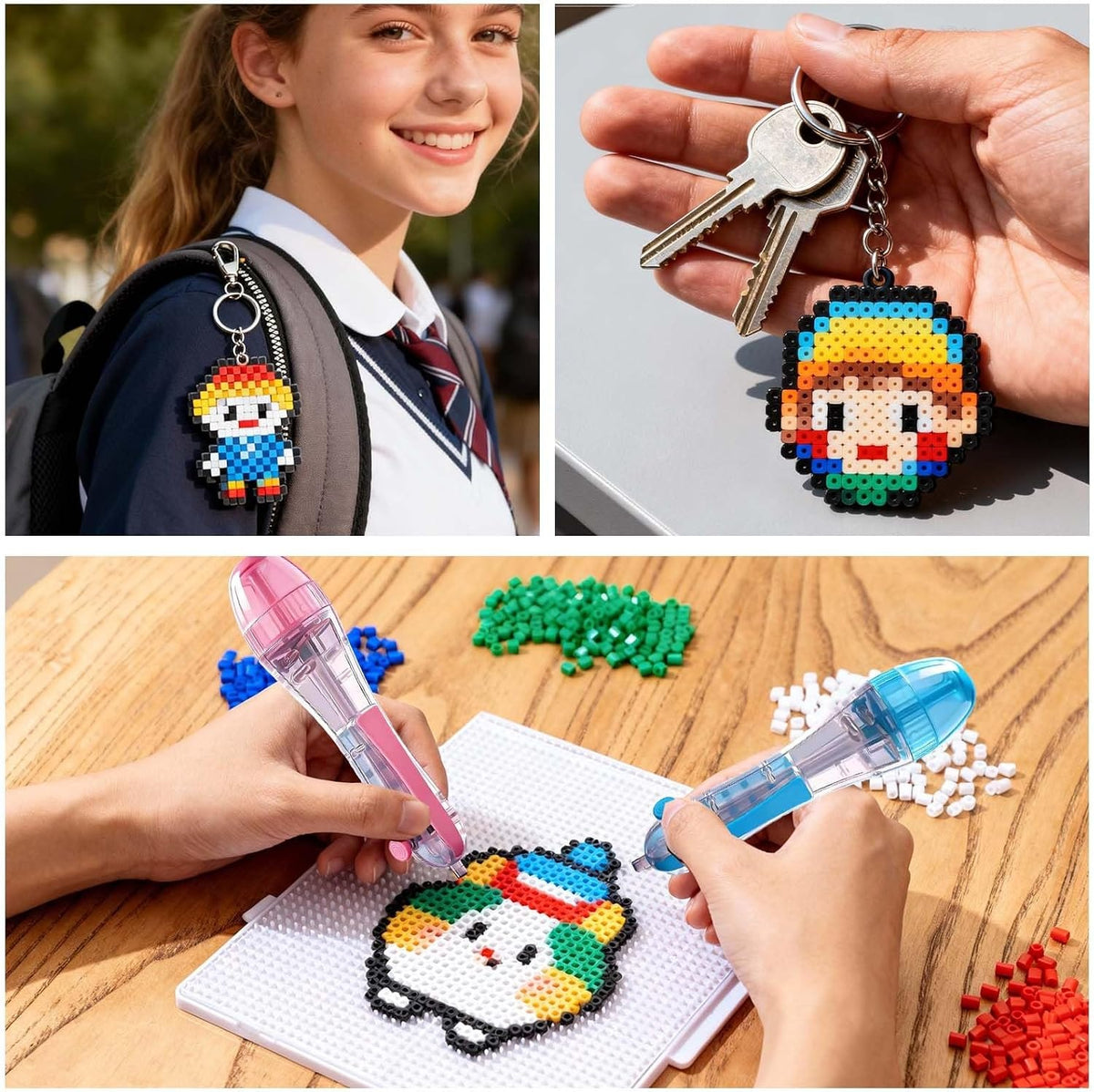 Automatic Push Style Fuse Bead Placement Pen