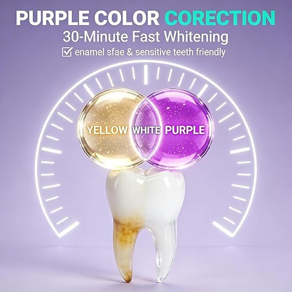 Purple Instant Teeth Whitening Strips