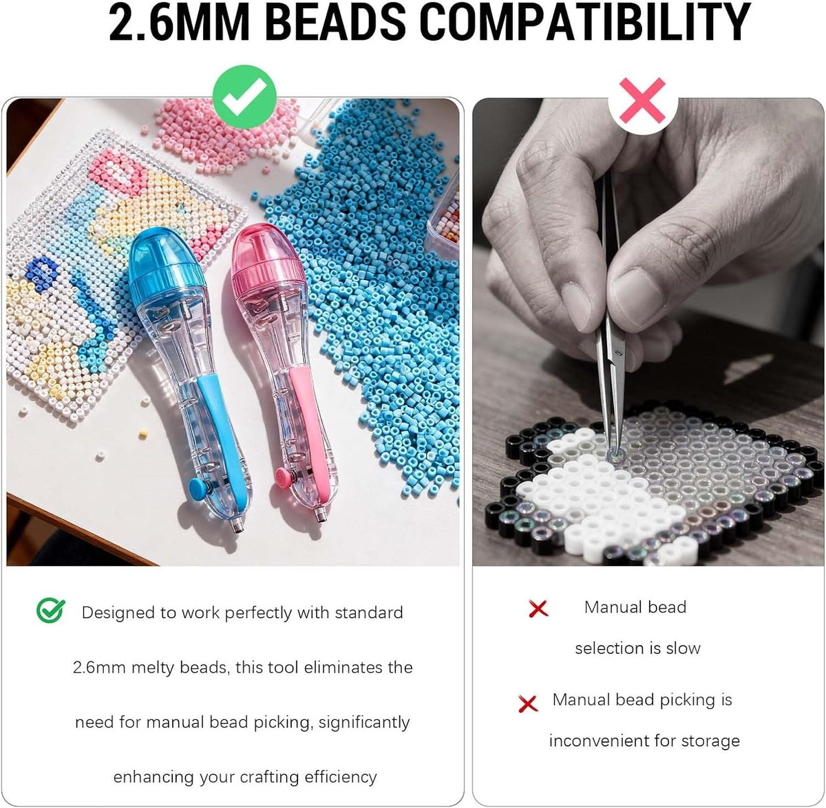 Automatic Push Style Fuse Bead Placement Pen
