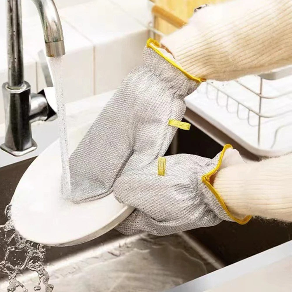 Steel Wire Dishwashing Gloves
