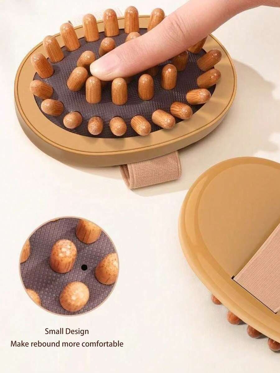 Wooden Meridian Massage Brush