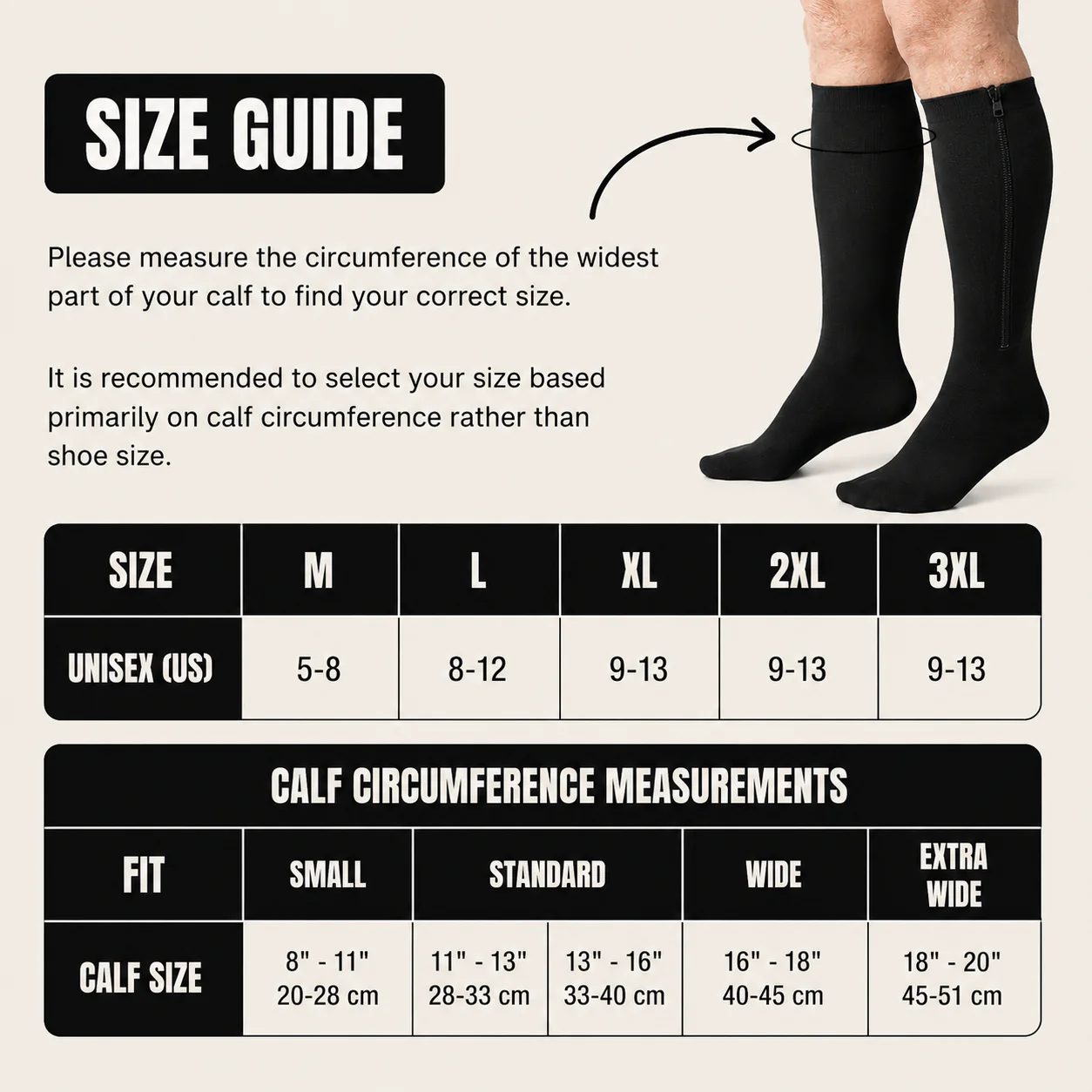 Medicated ZIPPRA Compression Socks
