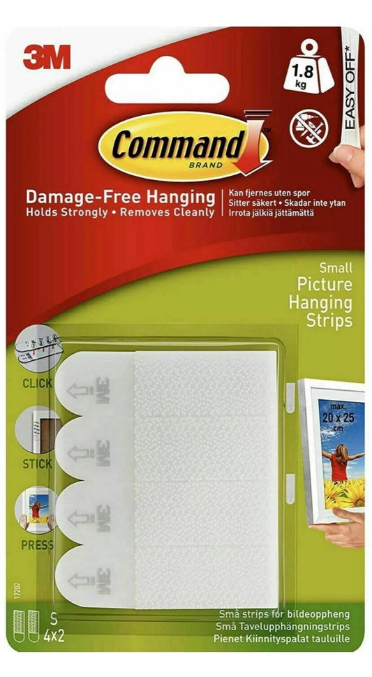 3M Command Small Picture Hanging Strips