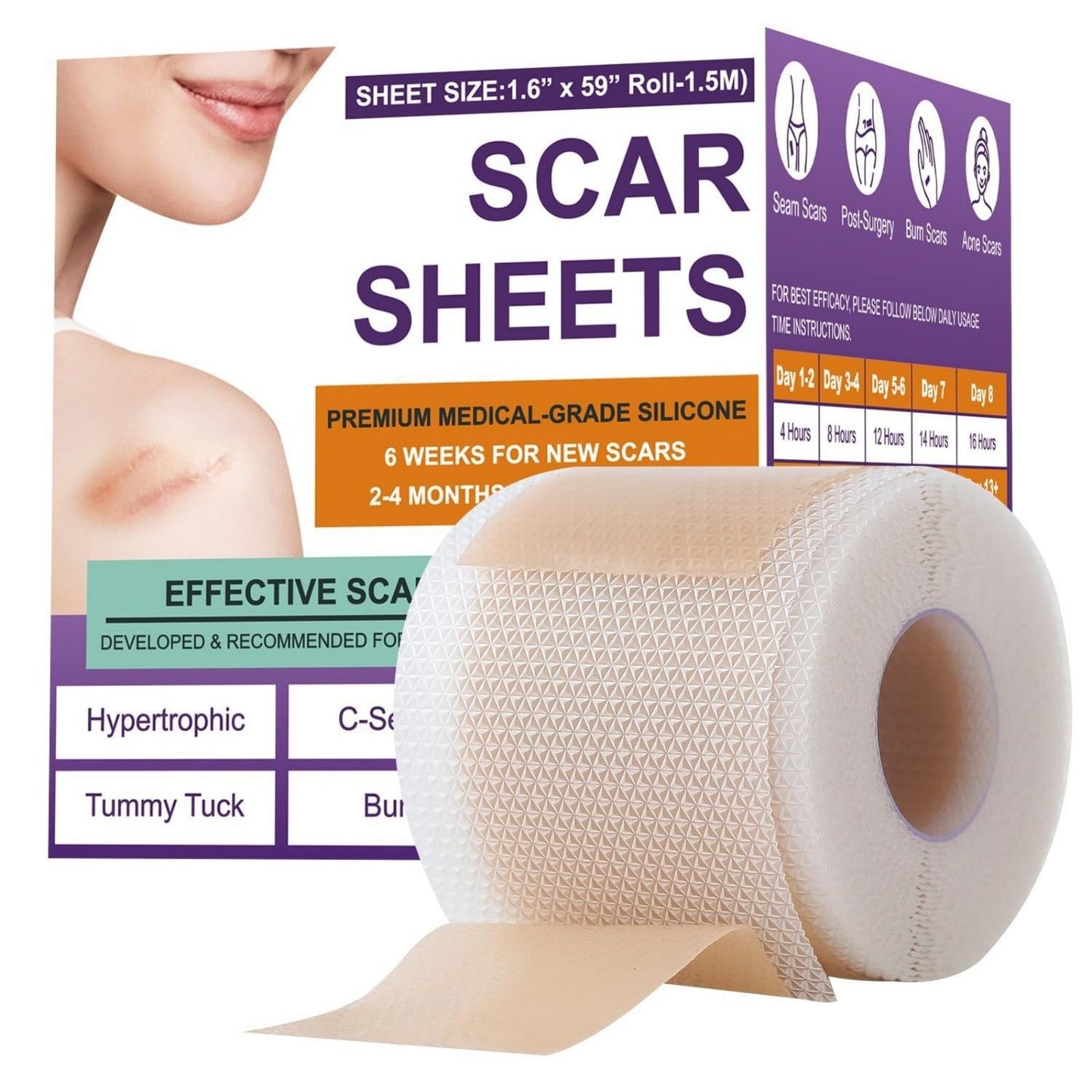Silicone Scar Sheets