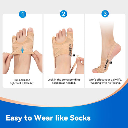 Unisex Bunion Corrector Big Toe & Tail Toe Pain Relief